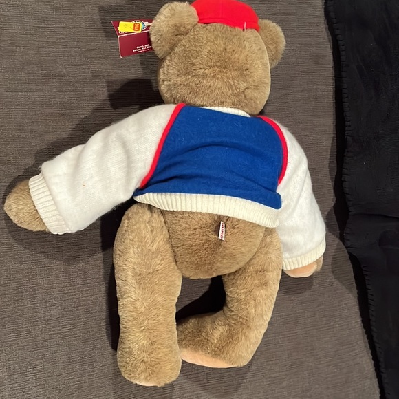 BIALOSKY GUND 18" Teddy Bear 1982 Baseball VINTAGE NEW TAG - Picture 4 of 5